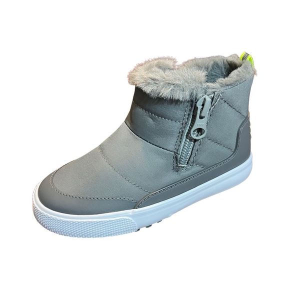 Cat & Jack Toddler Double Zipper Slip-On Grey Indiana Boots NEW WITH TAGS - Picture 1 of 7